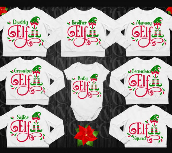 Elf Family Christmas Shirts Svg, Elf Family svg, Christmas Elf Family Svg, Family Elves Svg, christmas Elf family svg, Family Christmas Svg