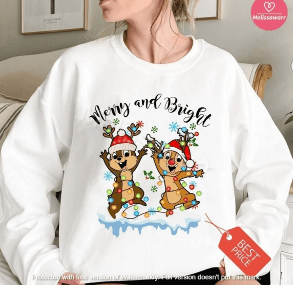 Chip N Dale Christmas, Disney Christmas Shirt, Chip and Dale Shirt, Disney Family Christmas shirt, Disney Holiday Shirt, XT-102508