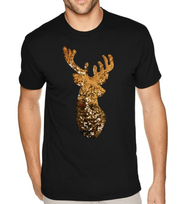 Merry Christmas Shirt Mens Print Tshirt, Reindeer Face svg Happy Holiday T Shirt, Cute Xmas Shirt, Happy Holiday Gifts, Feliz Navidad Tee