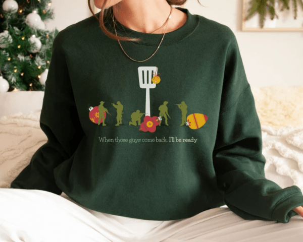 When those guys come back, I'll be ready, Home Alone Shirt, Home Alone Sweatshirt, Home Alone Christmas, UNISEX Sweatshirt