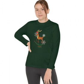 Youth christmas Long Sleeve Competitor Tee