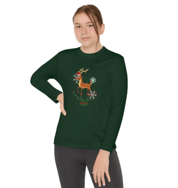 Youth christmas Long Sleeve Competitor Tee