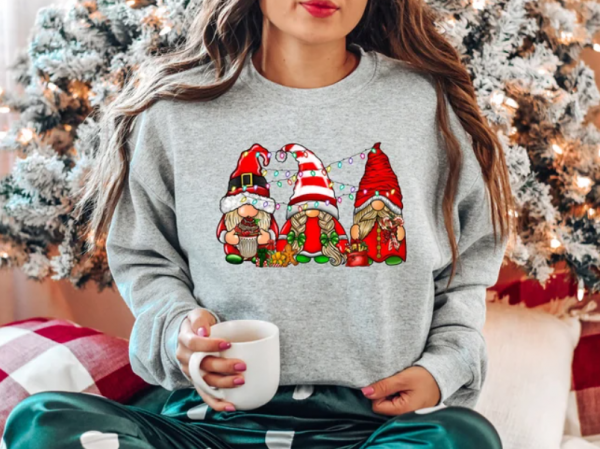 Christmas Sweatshirt,Christmas Gnome Tshirt,Cute Gnomies Tshirt,Merry Christmas Tshirt,Gnome For The Holidays Shirt,Cute Christmas Gift,Xmas