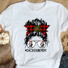 Dachshund Xmas Shirt / Dachshund T-Shirt / Dachshund Christmas Shirt / Dachshund Mom Buffalo Plaid Messy Bun Christmas Shirt