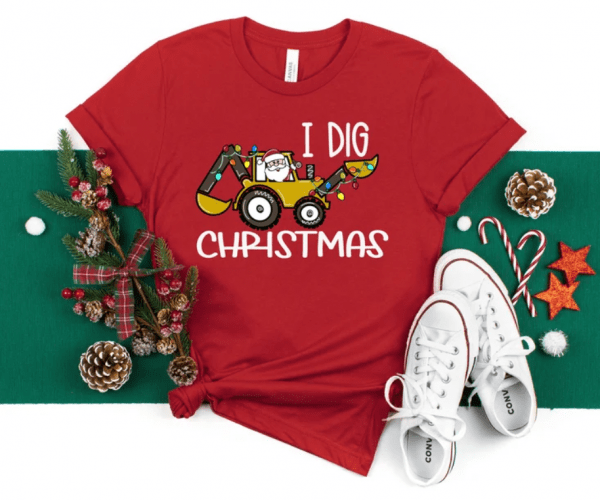 I Dig Christmas Shirt, Christmas Kids Gifts, Christmas Boys Shirt, Christmas Kids Shirts, Kids Christmas Shirt, Funny Christmas Shirt Kids,