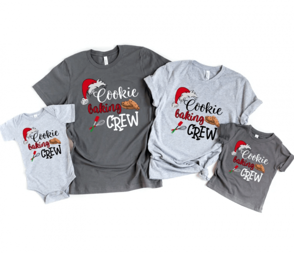 Cookie Baking Crew, Matching Christmas Shirts, Matching Family Shirts, Family Christmas Shirts, Christmas Shirts, Christmas Tshirts