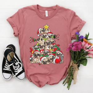 Pug Dog Christmas Shirt, Merry Pugmas Xmas Gifts, Santa Pug, Christmas Pajama, Pug Dog Santa, Pug Dog Lover Shirt,Dog Shirt, Christmas Shirt