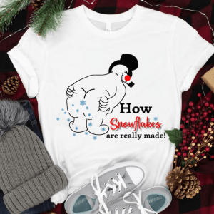 How Snowflake Are Really Made, Funny Snowman Shirt, Funny Christmas Shirt, Holiday Shirt, Winter Shirt, Snowflake Maker Shirt,Christmas Gift