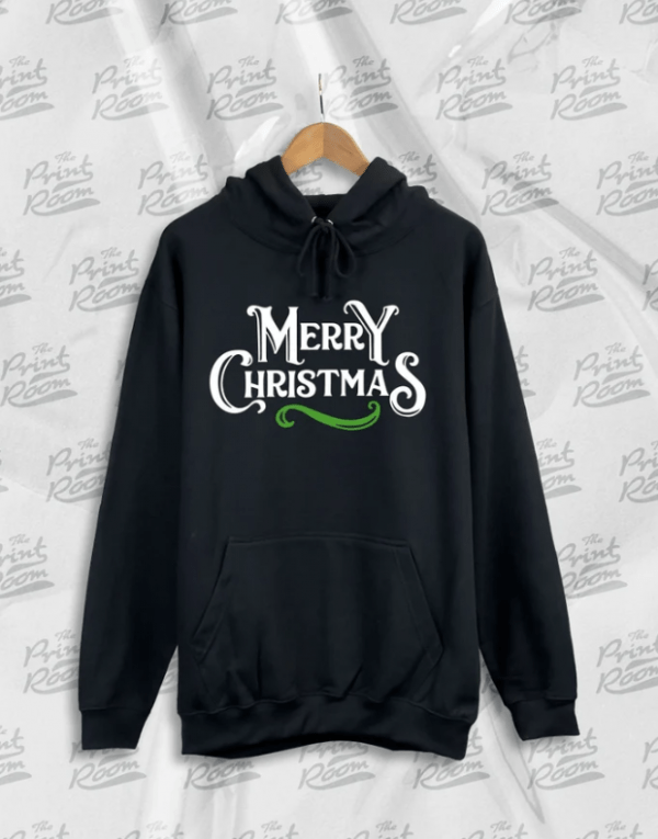 Merry Christmas T-Shirt | Festive Christmas Tee | Unisex Christmas T Shirt Merry Christmas | Black - Red