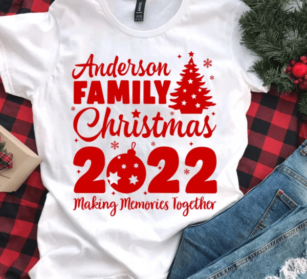 2022 Family Christmas SVG, Custom Christmas Shirt SVG, Christmas Family PNG, Christmas Crew svg