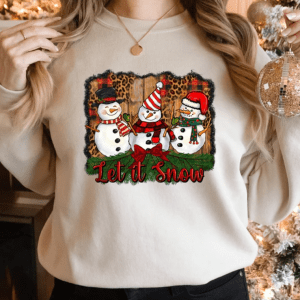 Christmas Sweatshirt,Cute Womens Christmas Sweatshirt,2022 Merry Christmas,Let It Snow,2022 Happy New Year,Christmas Gift,Christmas Shirt