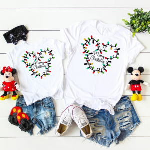 Disney Xmas Trip, Merry Christmas Disney Shirt, isney Xmas lights, Disney Christmas Vacation, Christmas Lights T-Shirt DS120