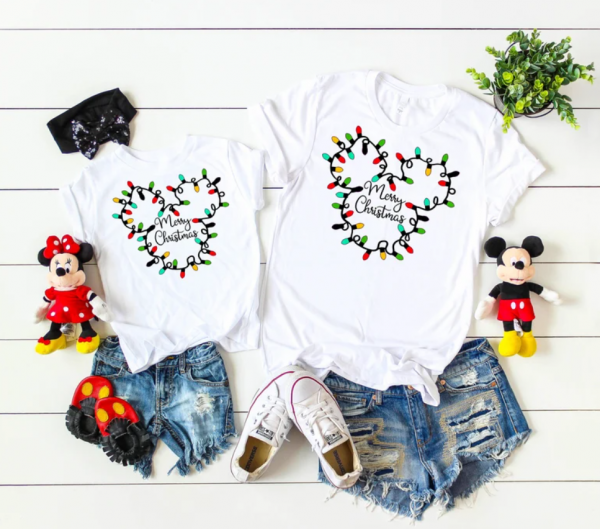 Disney Xmas Trip, Merry Christmas Disney Shirt, isney Xmas lights, Disney Christmas Vacation, Christmas Lights T-Shirt DS120