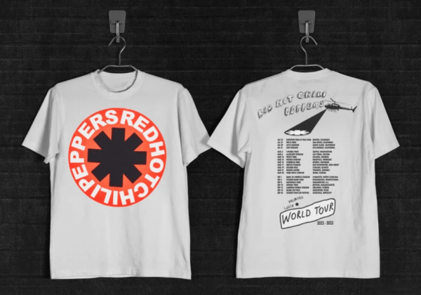 Red Hot Chili Peppers 2022 Global Stadium Tour classic T-Shirt, red hot chili peppers, music, peppers, flea, chili, hot, red, rhcp, band