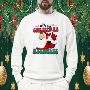 Santa Merry Christmas Asshole TShirt