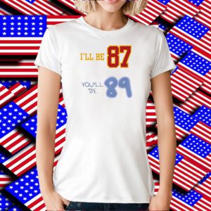 Taylor Swift And Travis Kelce 87 And 1989 Tee Shirt