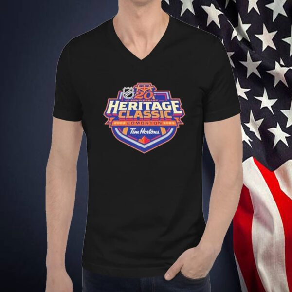 2023 Tim Hortons NHL Heritage Classic Unveils Logo Official Shirt