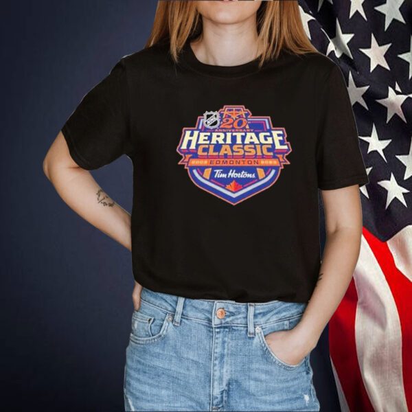 2023 Tim Hortons NHL Heritage Classic Unveils Logo Official Shirt