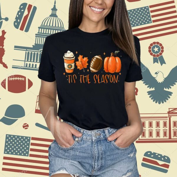 Introducing our Coffee Fall Football Pumpkin And Halloween Spooky Season T-Shirt, the perfect addition to your autumn wardrobe! Embrace the spirit of the season with this stylish and versatile tee that captures the essence of everything you love about fall, coffee, football, pumpkins, and Halloween. Crafted with the utmost care, this t-shirt is made from premium quality, soft, and breathable fabric, ensuring maximum comfort throughout the day. Its lightweight design makes it ideal for layering or wearing on its own, allowing you to effortlessly transition from warm afternoons to cool evenings. Featuring a captivating design, our Coffee Fall Football Pumpkin And Halloween Spooky Season T-Shirt showcases a delightful blend of autumn elements. The vibrant colors and intricate details beautifully depict a steaming cup of coffee, a football, a pumpkin, and spooky Halloween motifs, creating a visually stunning and eye-catching piece. But it's not just about the aesthetics – this t-shirt offers incredible value to the customer. The high-quality fabric ensures durability, allowing you to enjoy this shirt for seasons to come. Its versatile design makes it suitable for various occasions, whether you're sipping your favorite pumpkin spice latte, cheering for your favorite football team, or attending a Halloween party. By wearing our Coffee Fall Football Pumpkin And Halloween Spooky Season T-Shirt, you'll not only look great but also feel a sense of connection to the cozy and magical atmosphere of fall. It's a conversation starter, a way to express your love for all things autumn, and a statement piece that sets you apart from the crowd. Whether you're treating yourself or searching for the perfect gift, this t-shirt is a must-have for any fall enthusiast. Embrace the season in style and let our Coffee Fall Football Pumpkin And Halloween Spooky Season T-Shirt become your go-to garment for all your autumn adventures. Don't miss out on this opportunity to celebrate the best of fall with our captivating and versatile t-shirt. Order yours today and experience the joy of autumn fashion like never before!