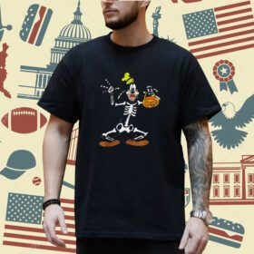 Disney Goofy Skeleton Halloween T-Shirt