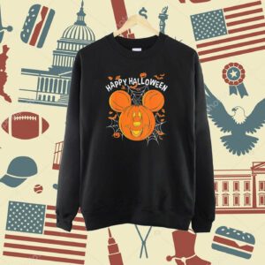 Disney Mickey & Friends Mickey Pumpkin Happy Halloween T-Shirt