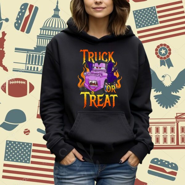 Disney Pixar Cars Halloween Vampire Truck Or Treat T-Shirt