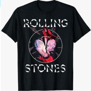 Official The Rolling Stones HD Prism Heart T-Shirt