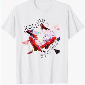 Official The Rolling Stones Exclusive Prism Heart T-Shirt