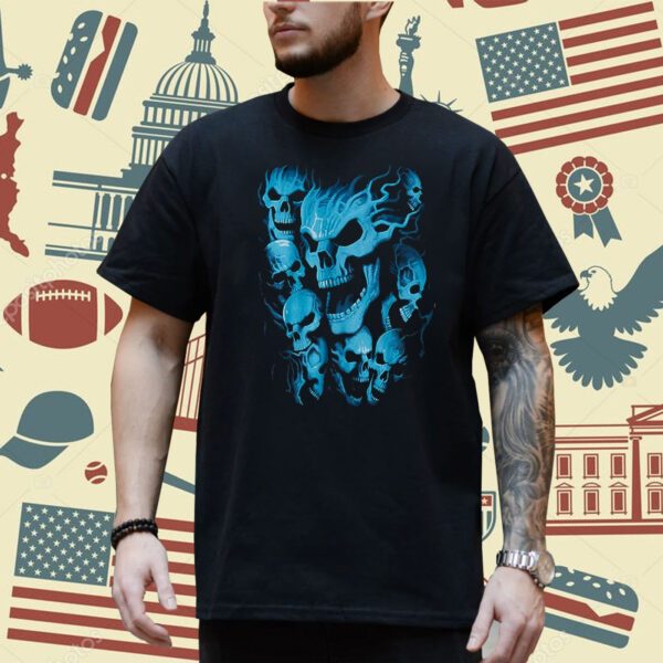 Liquid Blue Men's Vampire Skulls T-Shirt