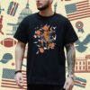 Introducing the Marvel Spider-Man Web & Pumpkins Halloween T-Shirt, a must-have for all Spider-Man fans and Halloween enthusiasts! This captivating t-shirt combines the iconic web-slinging superhero with the spooky spirit of Halloween, creating a unique and eye-catching design that is sure to turn heads. Featuring a vibrant and detailed graphic print, this t-shirt showcases Spider-Man swinging through a backdrop of pumpkins, perfectly capturing the essence of Halloween. The high-quality printing ensures that the design remains vivid and sharp, even after multiple washes, allowing you to enjoy this shirt for years to come. Crafted from premium quality cotton, this t-shirt offers exceptional comfort and durability. The soft and breathable fabric ensures a cozy fit, making it ideal for everyday wear or as a standout costume piece during Halloween parties. The classic crew neck and short sleeves provide a timeless and versatile style that can be effortlessly paired with jeans, shorts, or even layered under a jacket for cooler weather. Not only does this Spider-Man Halloween t-shirt showcase your love for the iconic superhero, but it also allows you to embrace the festive spirit of Halloween. Whether you're attending a costume party, trick-or-treating with friends and family, or simply want to add a touch of spookiness to your wardrobe, this t-shirt is the perfect choice. With its attention-grabbing design, superior quality, and versatile style, the Marvel Spider-Man Web & Pumpkins Halloween T-Shirt offers exceptional value to customers. It allows you to express your fandom for Spider-Man while celebrating the joy and excitement of Halloween. Whether you're a collector, a fan, or simply someone who appreciates unique and stylish apparel, this t-shirt is a must-have addition to your wardrobe. Don't miss out on the opportunity to own this captivating Marvel Spider-Man Web & Pumpkins Halloween T-Shirt. Embrace your inner superhero and get ready to swing into the Halloween spirit with style and flair. Order yours today and become the envy of all Spider-Man fans and Halloween enthusiasts alike!