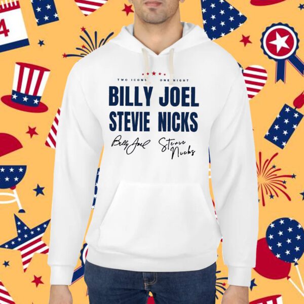 Signature Billy Joel Stevie Nick Tour Tshirt