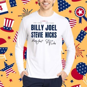 Signature Billy Joel Stevie Nick Tour Tshirt