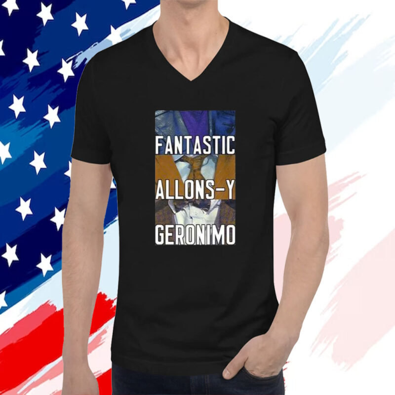 Doctor Who Fantastic Allons-Y Geronimo TShirt