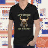 LIFE’S TOUGH GET A HELMET FUNNY VINTAGE SAMURAI TShirtS