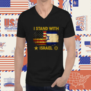 I Stand With Israel Shirt I Stand With Israel America Flag Shirts