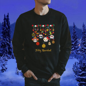 Sugar Skull ,Feliz Navidad Sugar Skull,Christmas Sugar Skull TShirt