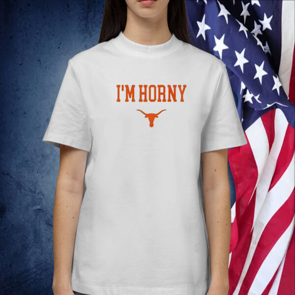 Lauren Ashley Texas Longhorns I’m Horny TShirt