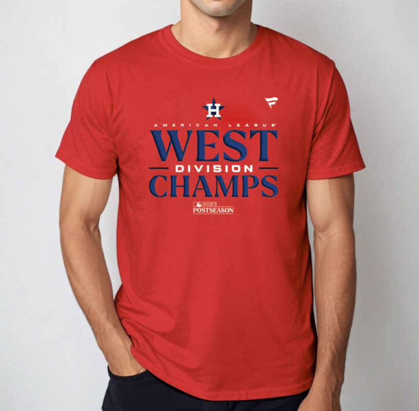 Houston Astros Al West Division Champions 2023 TShirts