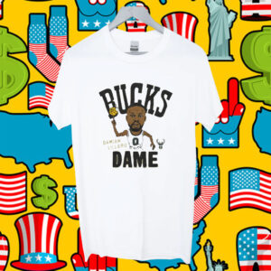Milwaukee Bucks Damian Lillard Dame Tee Shirt