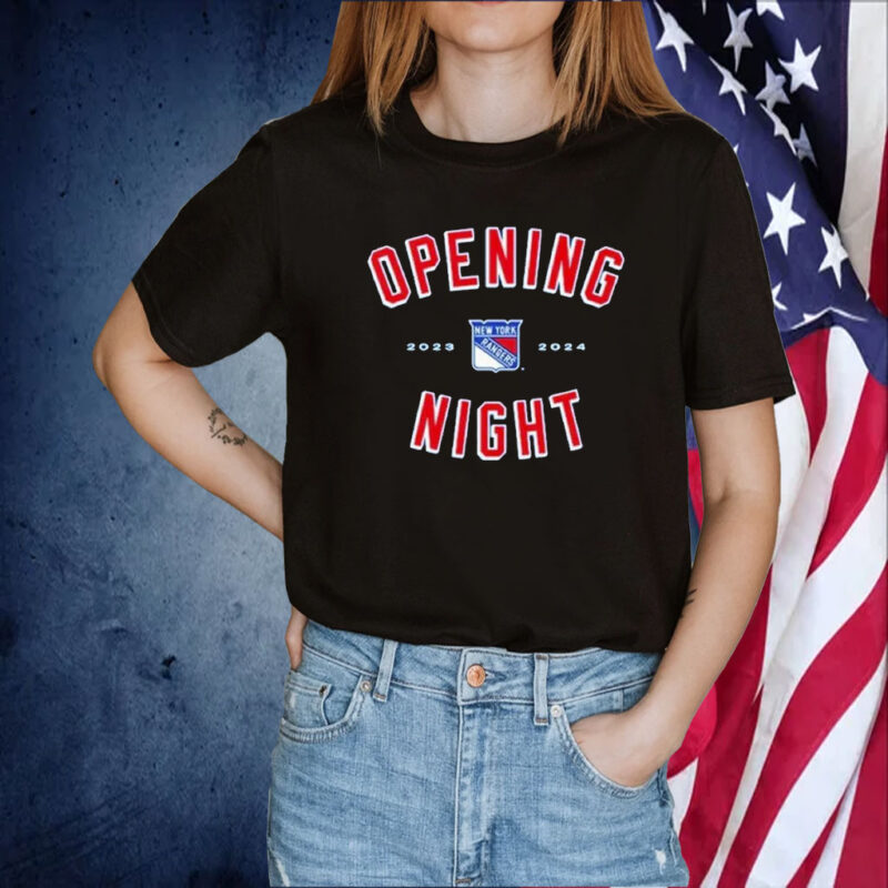 Opening Night New York Rangers 2023-2024 Tee Shirt