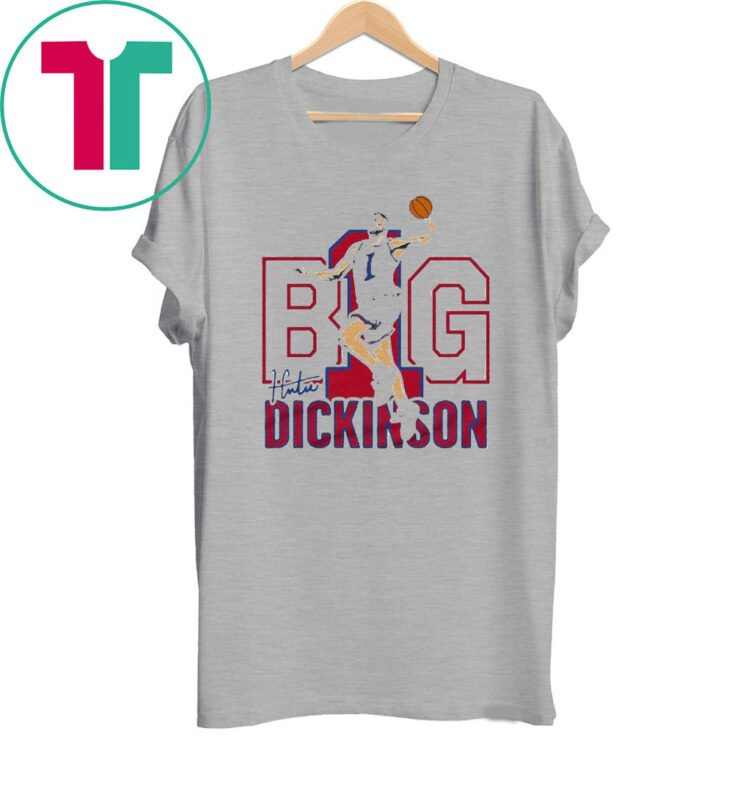 Kansas Jayhawks Hunter Big Dickinson Signature T-Shirt