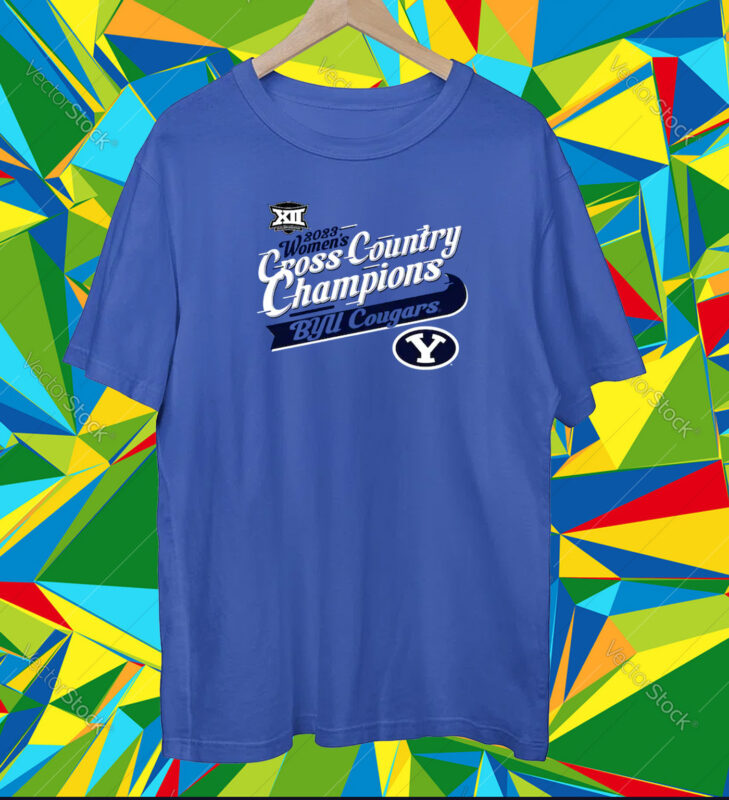 Byu Cougars 2023 Big 12 Women’s Cross Country Champions Shirt