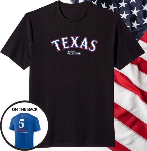 Corey Seager Texas Rangers 2023 American League Champions Tshirt