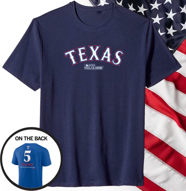 Corey Seager Texas Rangers 2023 American League Champions Tshirt