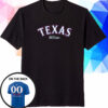 Texas Rangers 2023 American League Champions Custom Name Number Tshirt