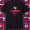 Texas Rangers 2023 American League Champions Diamond Icon Tshirt