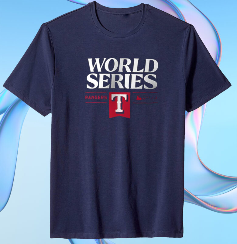 Texas Rangers 2023 World Series Nike Tshirt