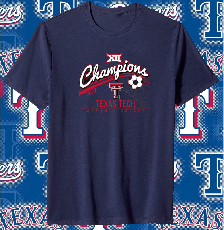 Texas Tech Red Raiders 2023 Big 12 Women’s Soccer Regular Season Champions Tshirt