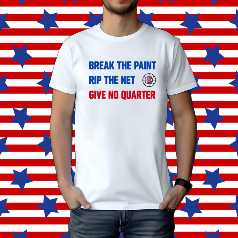 Tomer Azarly Break The Paint Rip The Net Give No Quarter Tee Shirt