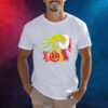 Santa Grinch Hand Holding Hippie Christmas Shirt